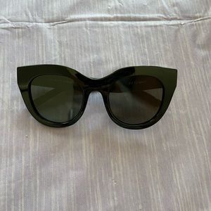 Le Specs Women's AIR HEART Sunglasses - black